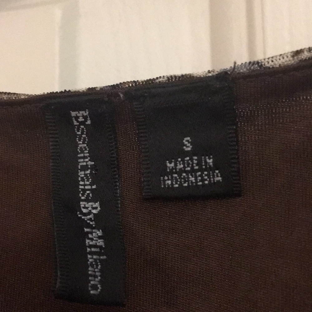 Essentials By Milano Stretchy Meshy Top S - image 3